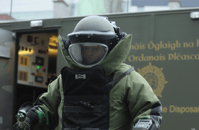 The search was assisted by a Defence Forces EOD team