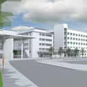 An architect's impression of the planned new Emergency Department at University Hospital Galway
