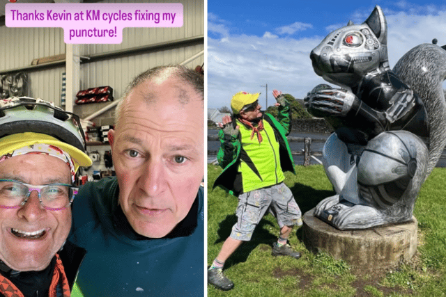 Timmy also posted a message of thanks to Kevin Martin of KM Cycles in Longford town, who got him back on two wheels following a puncture. 