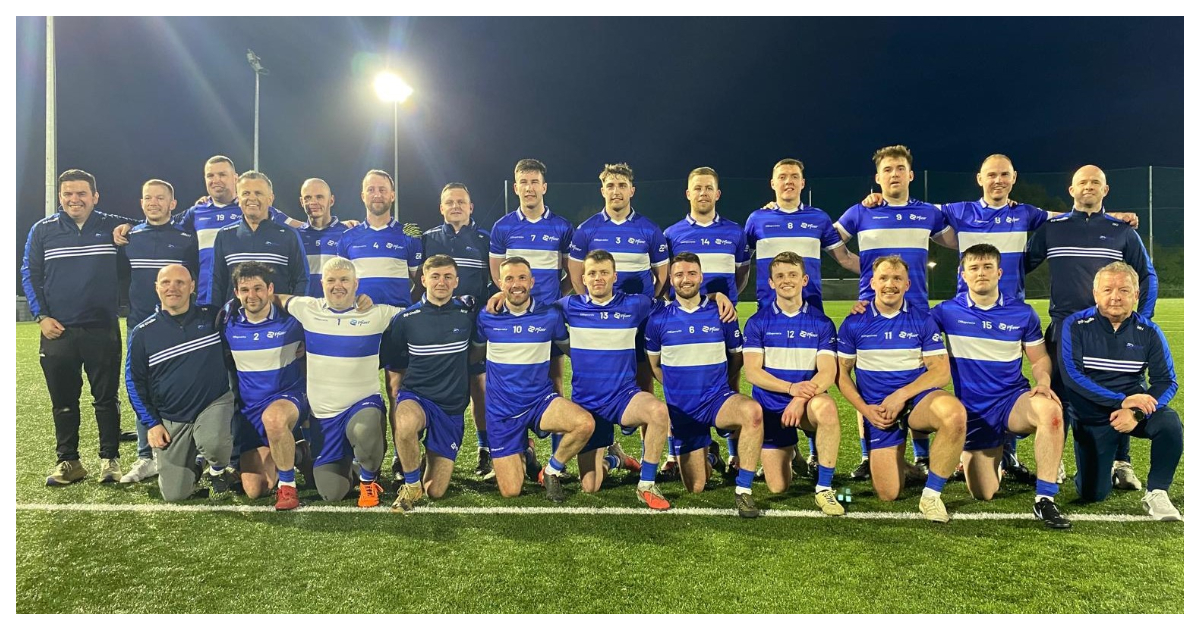 The Pfizer (Kildare) team that defeated reigning champions Kerry's Liebherr