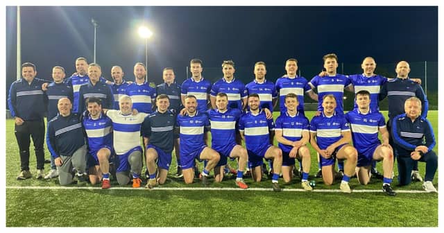 The Pfizer (Kildare) team that defeated reigning champions Kerry's Liebherr