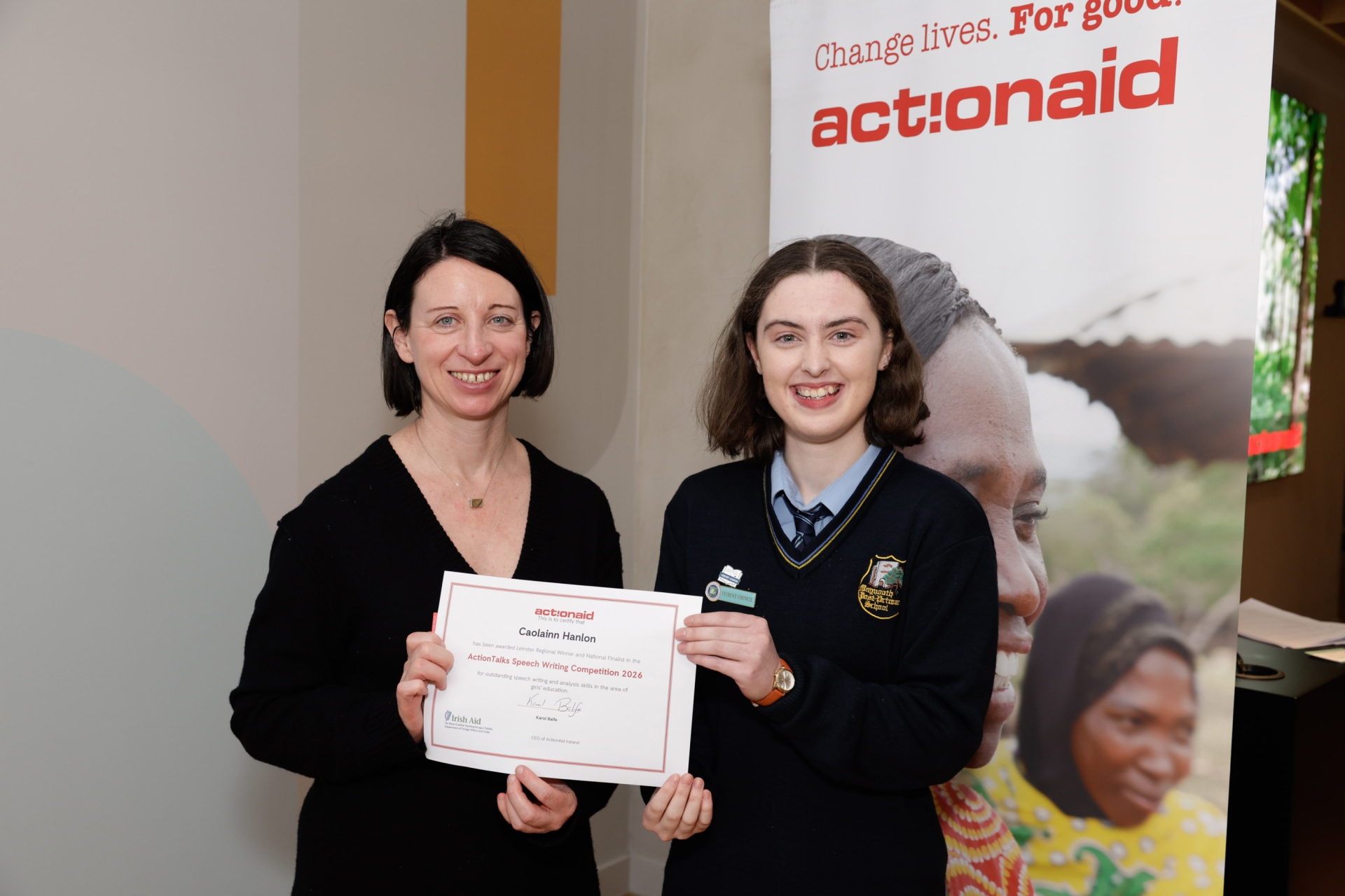 Kildare student runner-up in national speech writing competition