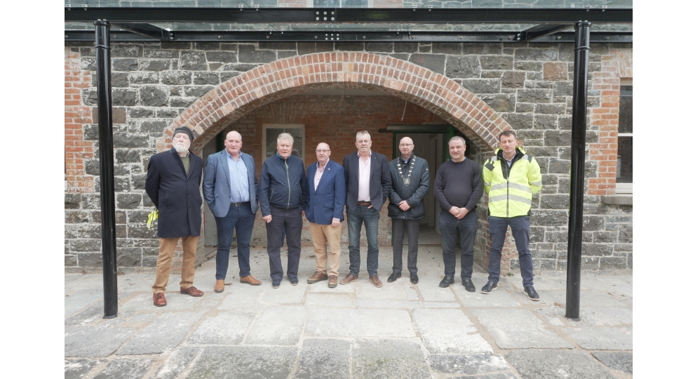Councillors from the Municipal District of Newcastle West visit the old Barnagh Station on Limerick Greenway