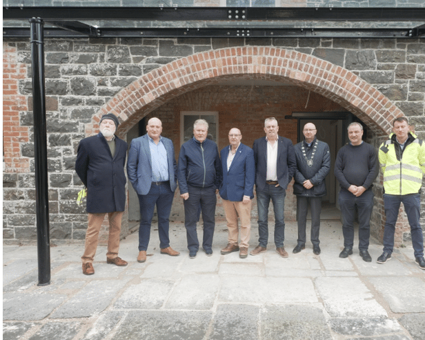 Councillors from the Municipal District of Newcastle West visit the old Barnagh Station on Limerick Greenway