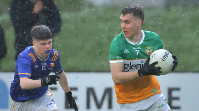 Cillian Foran attacks for Offaly. Picture Ger Rogers