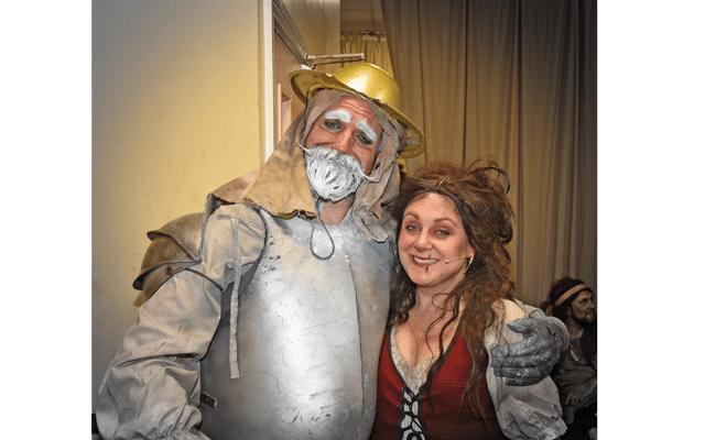 Neill Bourke, who played Cervantes/Don Quixote and Louise Russell as Aldonza/Dolcinea in Carrick-on-Suir Musical Society's production of Man of La Mancha. Picture John Murphy