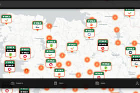 A screenshot of the new fuelwatch app which is 100 percent free
