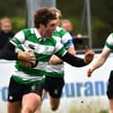 Tom Monaghan in for the try for Naas, Photo by Michael Anderson