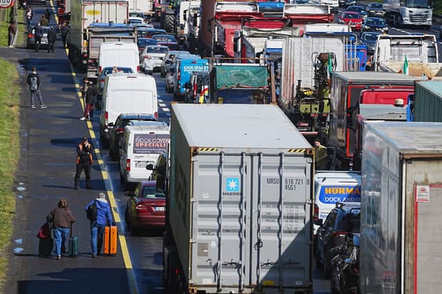 The escalated enforcement action came after Fuels for Ireland chief executive Kevin McPartlan said around 600 of the 1,500 filling stations in the Republic of Ireland had run dry on Saturday morning.