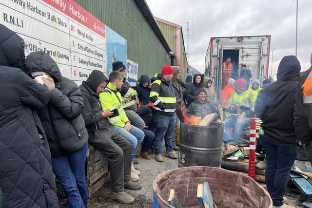 The pledge of a “substantial” package was not enough to dissuade protesters away from other blockades of a fuel depot in Foynes, Co Limerick and the main thoroughfare of Dublin city centre.