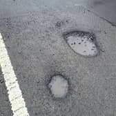 Pothole for illustration purposes