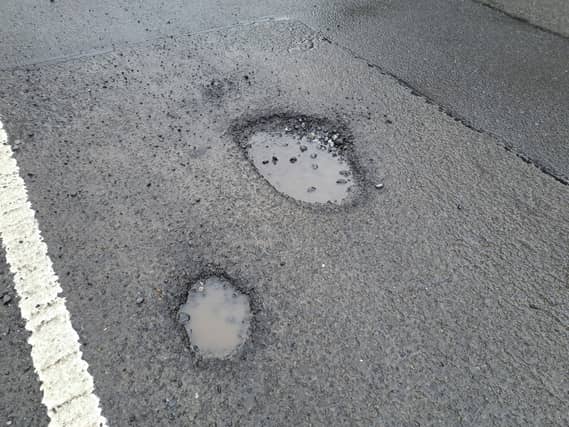 Pothole for illustration purposes