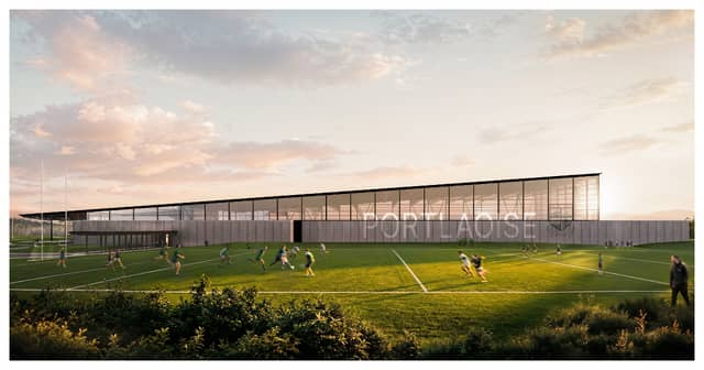 A visual representation of what the new facilities will look like at the Portlaoise GAA Club grounds in Rathleague