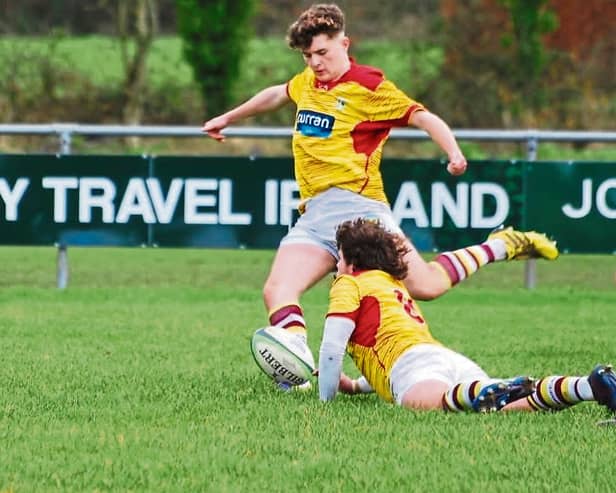 The late Jack Freeney in action for his ruby club, Bruff