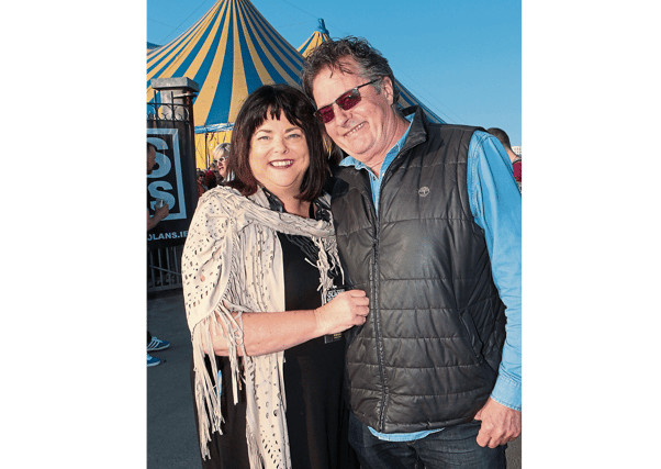 Valerie and Mick Dolan pictured at a Madness concert presented by Dolans' Live at the Docklands, Limerick Picture: Dave Gaynor
