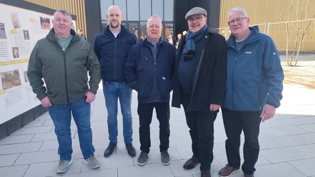 Left to right: Cllr Gerry McMonagle, Richard Shields from Donegal County Council, Cllr Jimmy Kavanagh, Rudolstadt Mayor Jörg Reichl and Cllr Donal Coyle