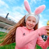 Grace O'Donnell from Suncroft pictured at The Curragh Racecourse for the announcement of Ireland’s first ever Good Friday raceday. Photograph provided by Marie Brennan of Cut Through PR