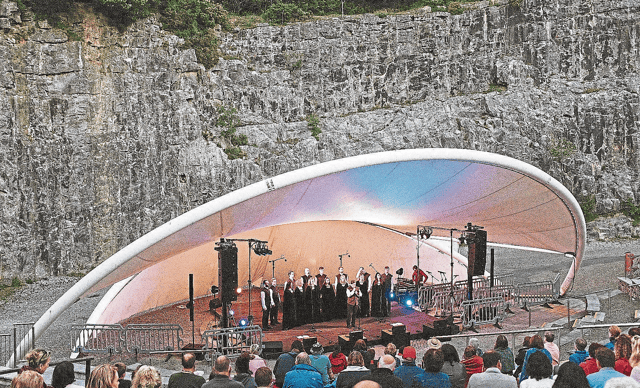 The design of the Lanesboro amphitheatre has been based on the one in in Ballykeefe, Co Kilkenny