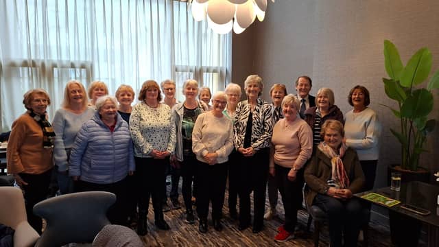 Members of Letterkenny Active Retirement Association pictured with President Catherine Connolly