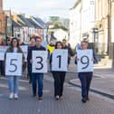 Good Shepherd Centre staff marched through Kilkenny to highlight the number of children experiencing homelessness