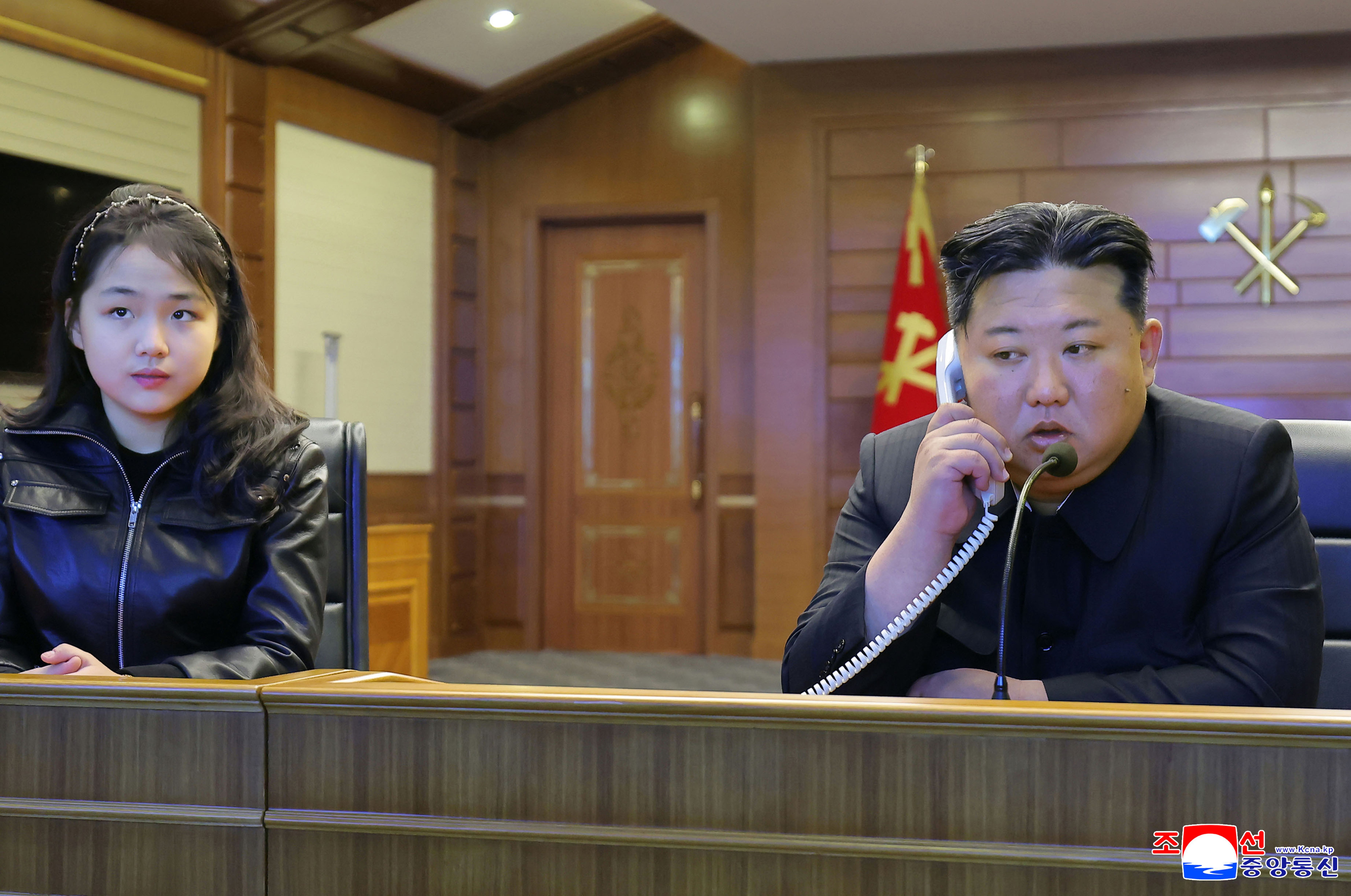 North Korean leader watches cruise missile tests alongside daughter