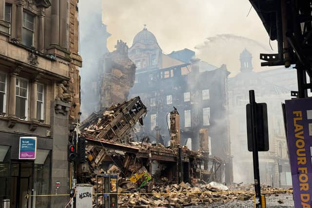 On Friday, demolition vehicles arrived at the site and began the slow process of demolishing the building.