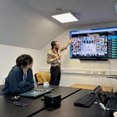 Takafumi Nakame attending a masterclass from Cartoon Saloon's Mark Mullery