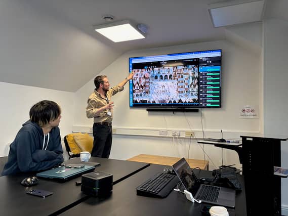 Takafumi Nakame attending a masterclass from Cartoon Saloon's Mark Mullery