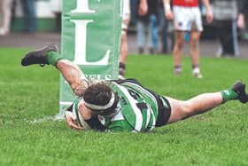 Dylan O'Keeffe in fine form for Naas against Highfield in the AIL