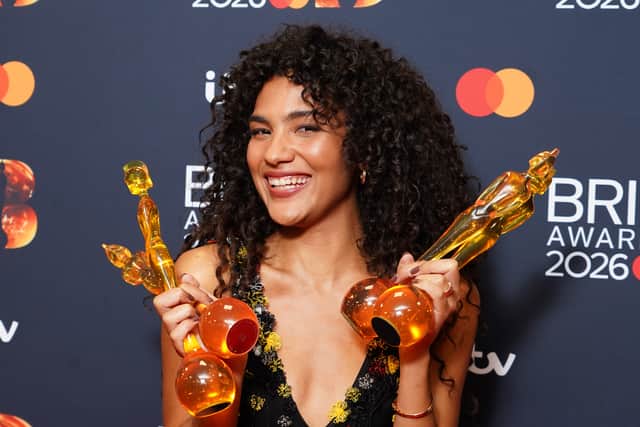 The 26-year-old sits at second place with her Brit-certified gold record, The Art Of Loving, while American singer Bruno Mars is at three with his album The Romantic.