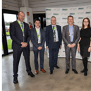 Brendan Troy, Daire MacGrath, Cllr Peter Doyle, Mayor of Limerick John Moran , Jurate Andrijauskiene, Mark Dooley, and Anna Peters Picture: Kieran Ryan-Benson