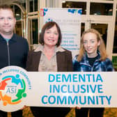 Senator Fiona O’Loughlin (centre) pictured with Shane and Lorraine McCormack