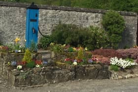 The timber water pump in Ballinakill. Image: Ballinakill Tidy Towns