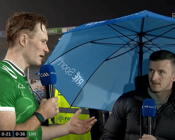 'I'm not going to tell you' - Limerick star's awkward TV exchange with Patrick Horgan on sideline