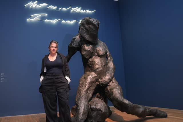 It includes works from her first-ever solo exhibition at White Cube in 1993, and two of her best-known installations, Exorcism Of The Last Painting I Ever Made (1996) and My Bed (1998), the latter of which was nominated for the Turner Prize.