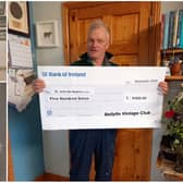 Cheque presentations made to Ballyfin groups.