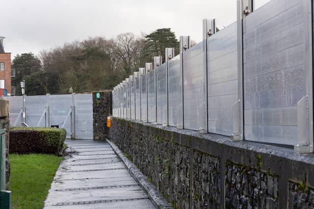 The flood defences in Clonmel.Deputy Seamus Healy said Clonmel should be a template on how to tackle flooding around the country