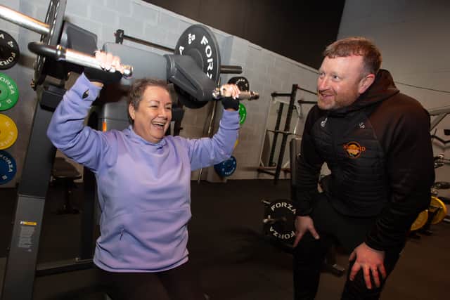 At the time, she had very poor rates of movement with lots of fatigue from constantly going through chemotherapy so we decided to put a training plan together."