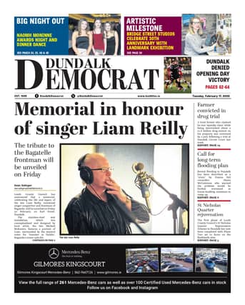 This week's Dundalk Democrat front page