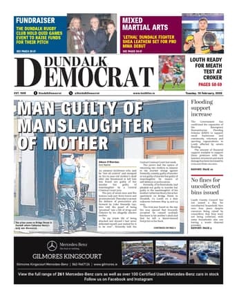 This week's Dundalk Democrat front page