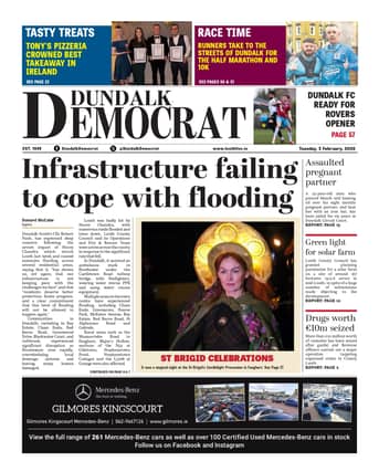 This week's Dundalk Democrat front page