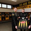 TJ Reid, Derek Lyng and Mossy Keoghan at the launch of Tirlán's renewed sponsorship of Kilkenny GAA (Picture: Sportsfile)
