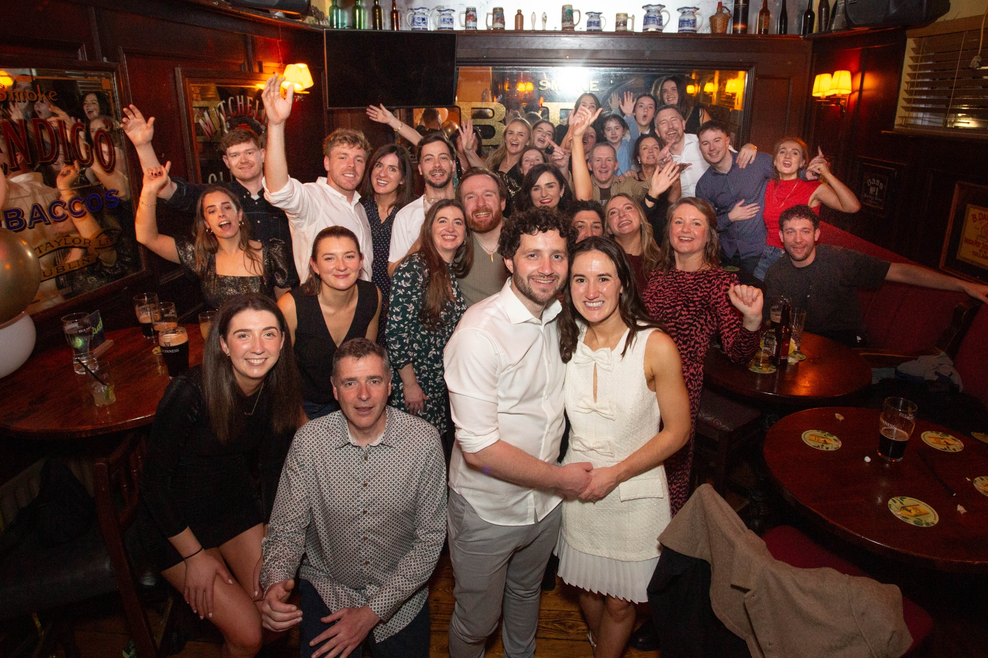 Newly married couple continue wedding celebrations in night out in Tullamore