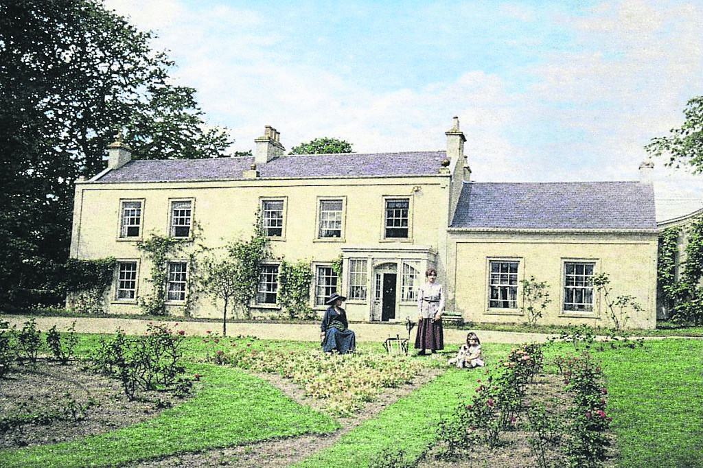 Bellefield House, c.1910. Showing members of the Ievers family in the garden I PICTURE: Courtesy of Karen and Norman Ievers