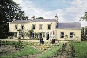 Bellefield House, c.1910. Showing members of the Ievers family in the garden I PICTURE: Courtesy of Karen and Norman Ievers