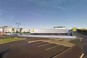 CGI image of new Lidl Bundoran store