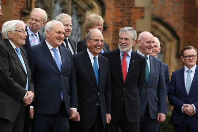 The US-Ireland Alliance said its board of directors had unanimously agreed to drop the former senator’s name “due to new information that has come to light as part of the release of documents related to Jeffrey Epstein by the department of justice on Friday”.