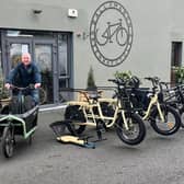 John Fitzgerald of Ballymahon Greenway Cycles with the new fleet of inclusive and adaptive bikes
