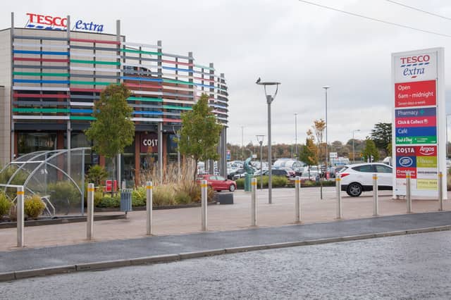 The Tesco store at Monread, Naas, which, like most Tesco outlets, provides a bring bank