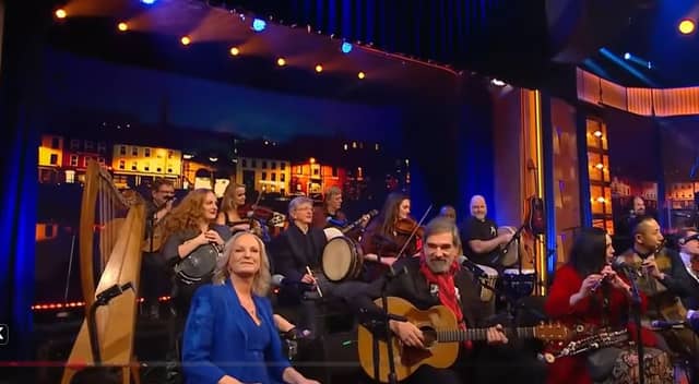 Eleanor Shanley performing on the Late Late Show on Friday night